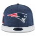 Men's New England Patriots New Era Navy/Gray 2018 NFL Sideline Home Official 9FIFTY Snapback Adjustable Hat 3058543